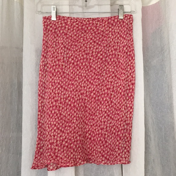 Banana Republic pure silk bias skirt tube top 0 XS - Picture 6 of 8